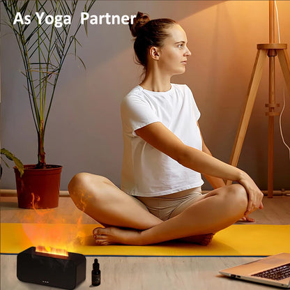 Mini Flame Aroma Diffuser With LED Light - Smarsty