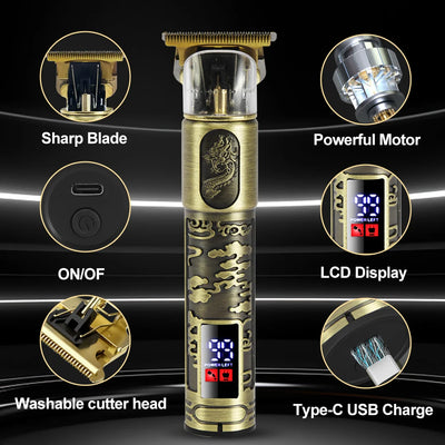 SEJOY Electric Hair Cutting Machine Adjustable Precision Professional Hair Clipper For Men Adults Kids Cordless Hair Trimmers