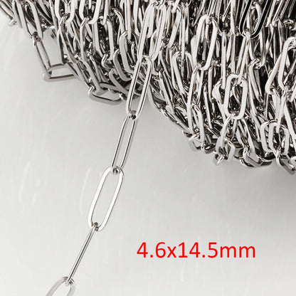 No Fade 2 Meter Stainless Steel Chain For Jewelry Making - Smarsty