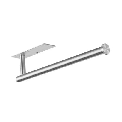 Paper Towel Holder Punch-Free Roll Paper Holder Kitchen Tissue Shelf Under Cabinet Fresh Film Tin Foil Holder Accessory