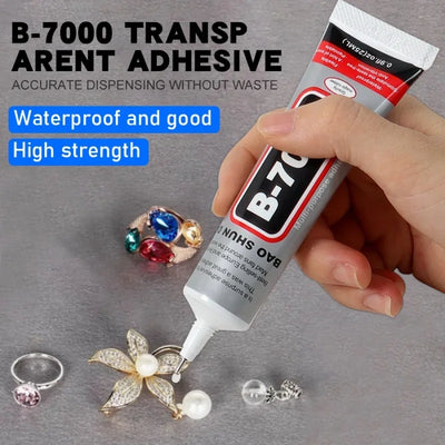 15/25/50/110ML Multi-Purpose Clear Strong Glue Adhesive Universal Phone Repair Glue DIY Jewelry Makings Repair Glue B7000 Glue - Smarsty