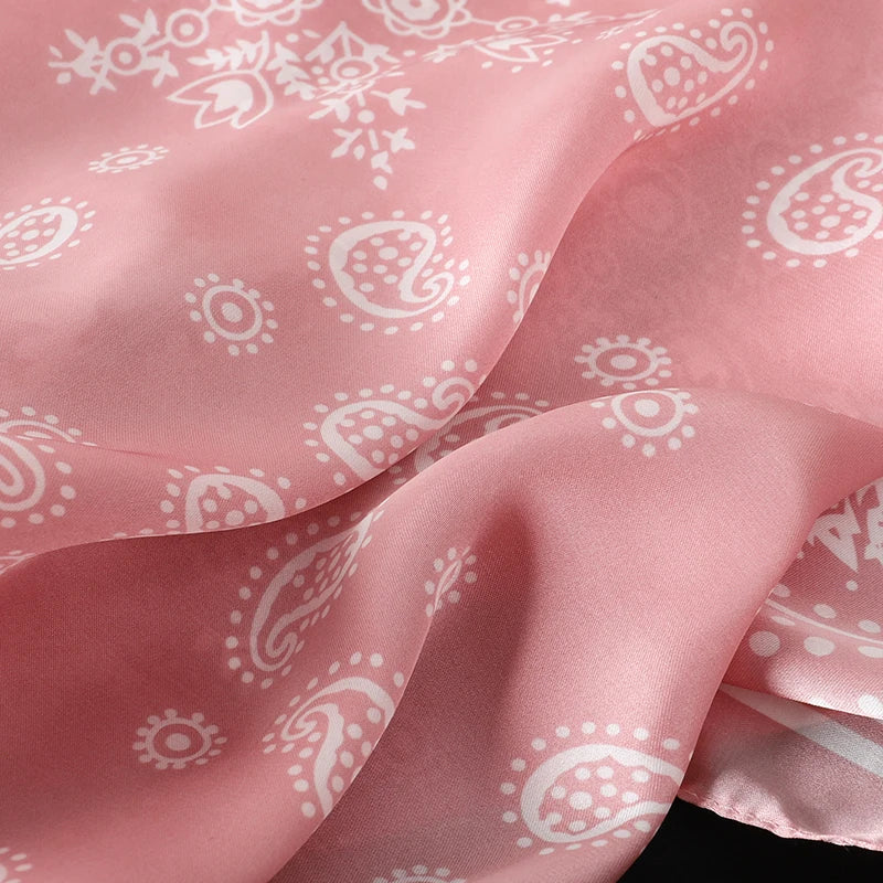 Elegant Silk Floral Hairbands and Neck Scarves - Smarsty