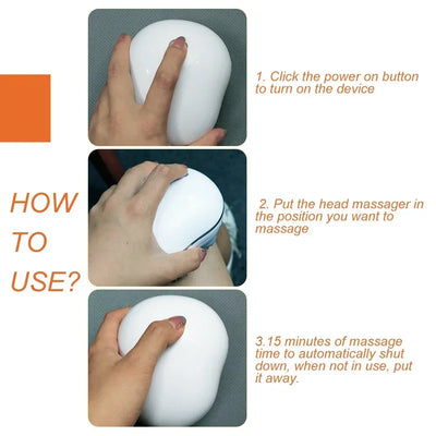 Infrared Scalp Massager for Hair Growth and Relaxation - Smarsty