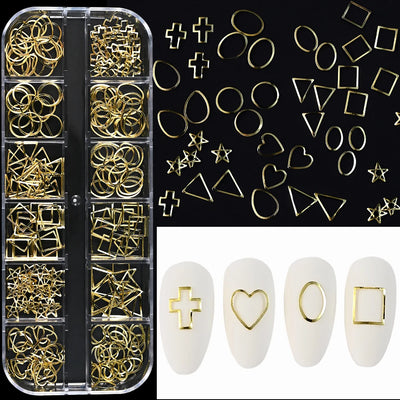 Gold Silver Caviar Bead Nail Charms for Stunning Manicures - Smarsty