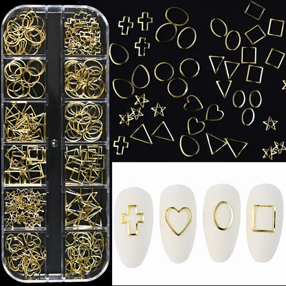 Gold Silver Caviar Bead Nail Charms for Stunning Manicures - Smarsty