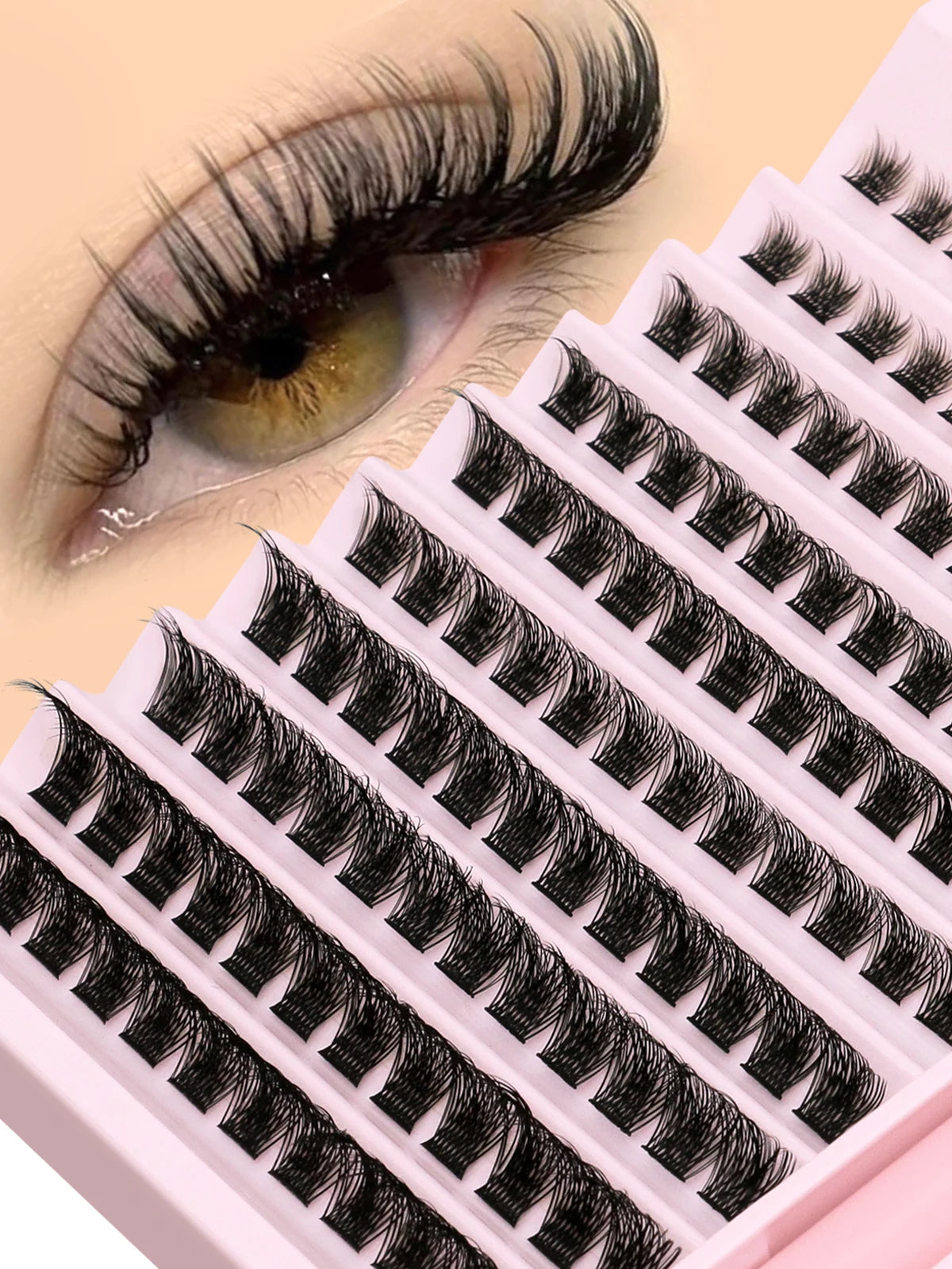 GROINNEYA DIY Eyelash Clusters Kit with Strong Hold - Smarsty