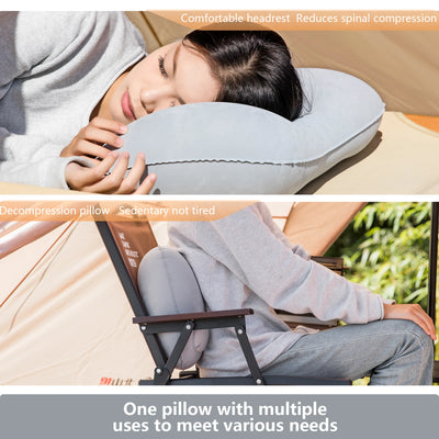 BISINNA Camping Inflatable Pillow Portable Ultralight Travel Hiking Air Sleeping Pillow for Neck and Lumbar Support by Smarsty