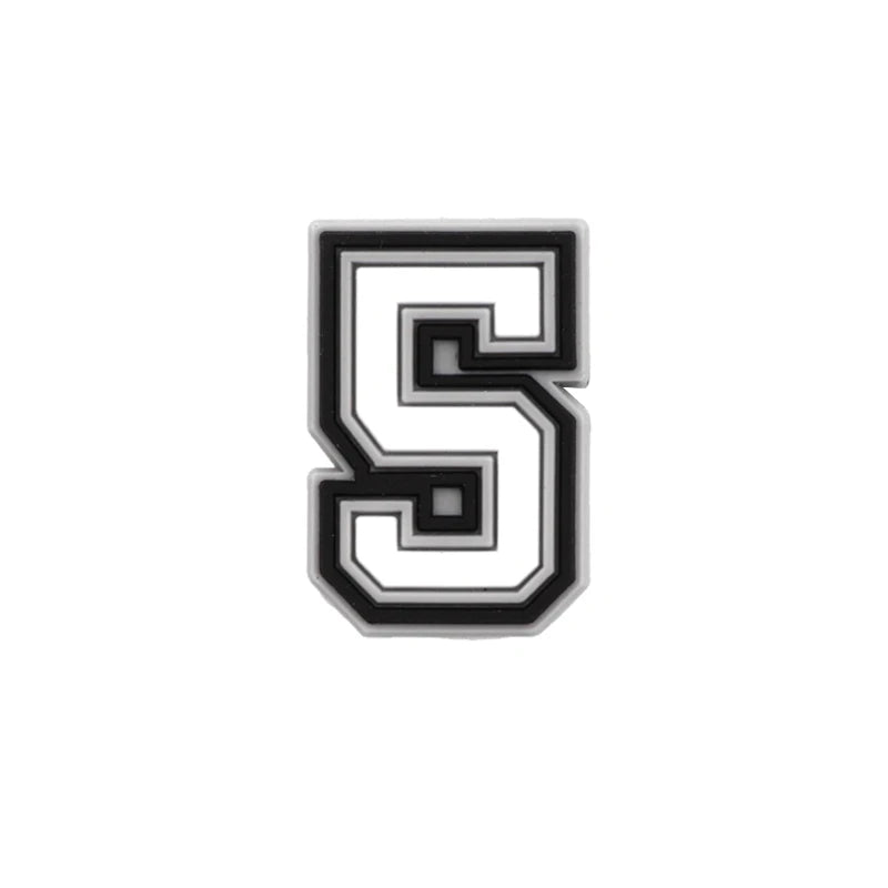 1 Pcs Letter Shoe Charms for Clog Sandals Shoe Decoration Number Alphabet Characters DIY Shoes Pins for Boy Girl Men Women