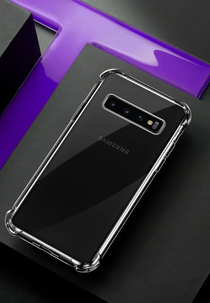 Transparent Silicone Case For Galaxy Phones Soft Shockproof - Smarsty
