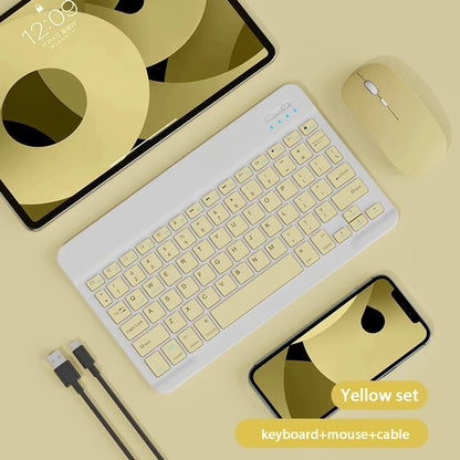 Magnetic Tablet Keyboard for Tablets Bluetooth Rechargeable