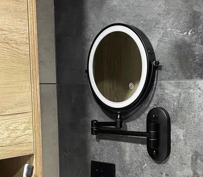 8 Inch Chrome Makeup Mirror with Dual Magnification - Smarsty
