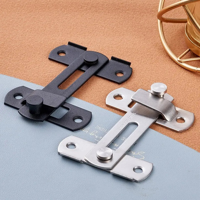 Sliding Barn Door Latch Sliding Right Angle Door Latch Door Bolt Wine Cooler Closet Window Door Latch Plug Baby Safety Latch - Smarsty