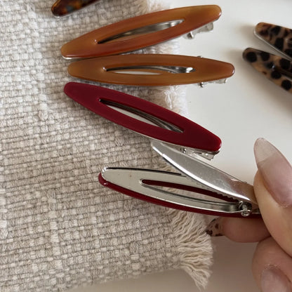 Colorful Acetate Hair Clips Set for Stylish Women - Smarsty