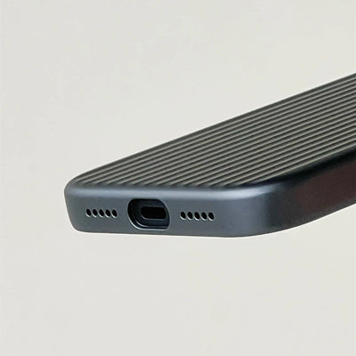 Fashion Plating 3D Luggage Stripes for Magsafe Phone Case for IPhone 17 16 15 14 Pro Max Shockproof Wireless Charge Matte Cover - Smarsty