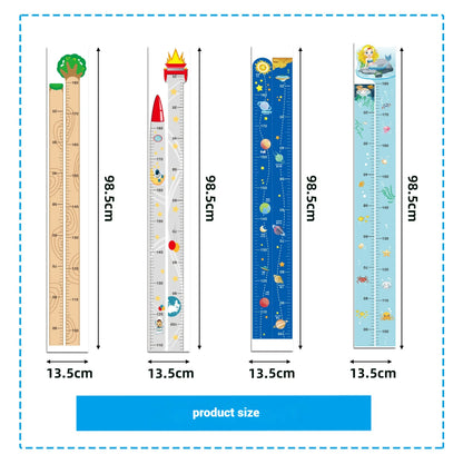 Cute Cartoon Unicorn Height Measuring Wall Sticker for Kids - Smarsty