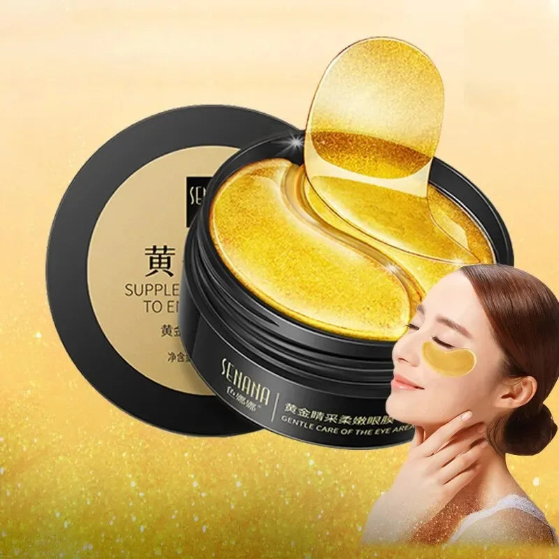 60pcs Golden Eye Masks for Puffiness and Dark Circles - Smarsty