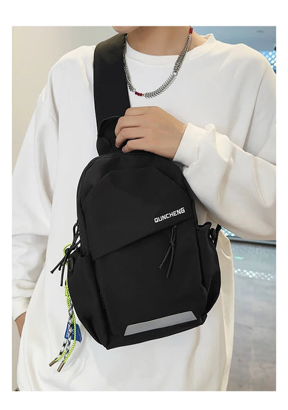 Lightweight Nylon Crossbody Bag Unisex Chest Pack Travel - Smarsty