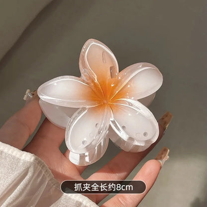 Multicolour Gradient Flower Hair Accessories Set for Summer - Smarsty