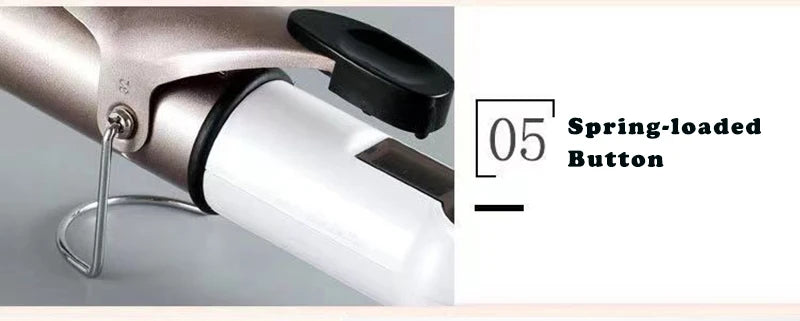 Professional Temperature Setting Electric Hair Curler Wand - Smarsty