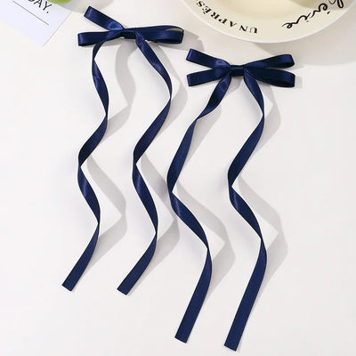 Fabric Hair Bow Clips Set for Women and Girls - Smarsty