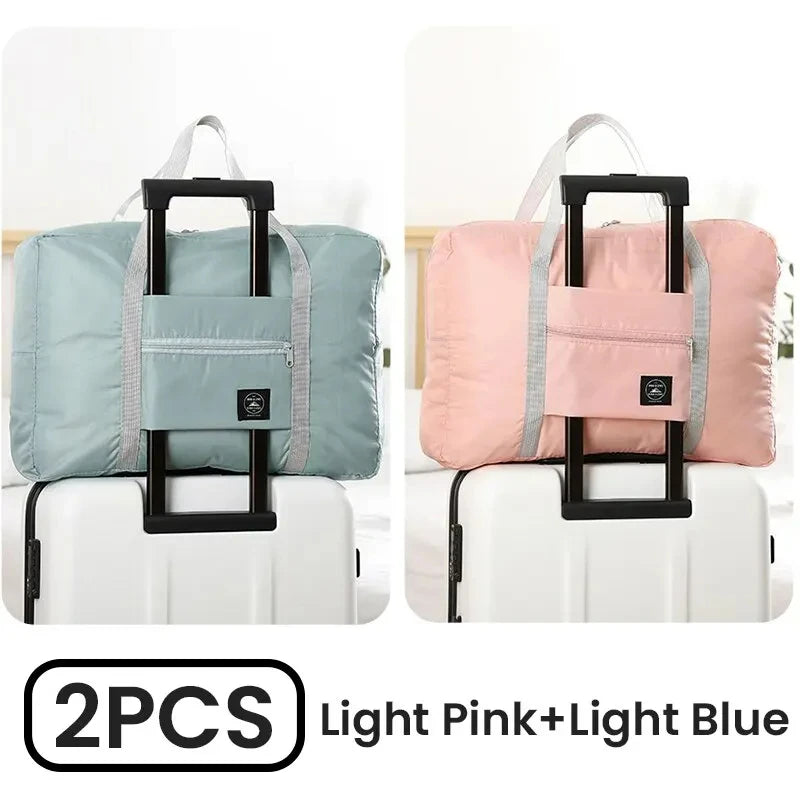 Foldable Travel Duffel Bags Two Pack For Carry On Luggage - Smarsty