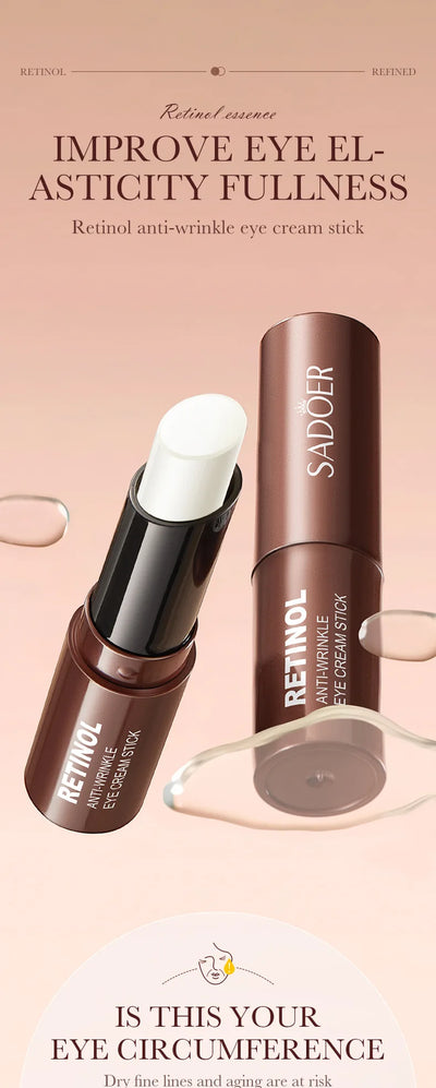 SADOER Retinol Eye Cream Stick for Dark Circles - Smarsty