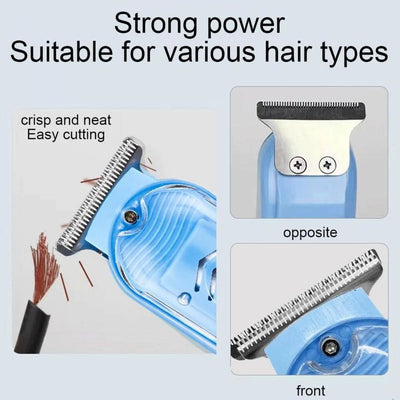 Professional Hair Clippers Rechargeable Hair Clipper Transparent Electric Hair Trimmers For Men Cordless Hair Cut Machine