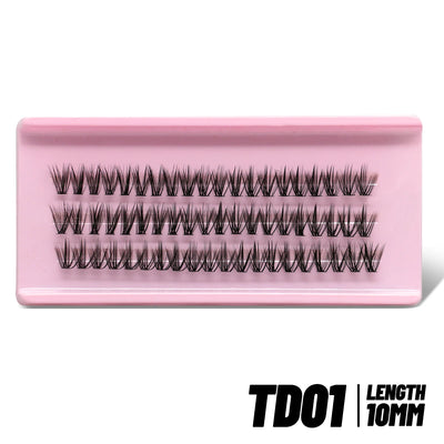 GROINNEYA Fluffy Cluster Lashes Kit for Volume Eyelash Extensions - Smarsty