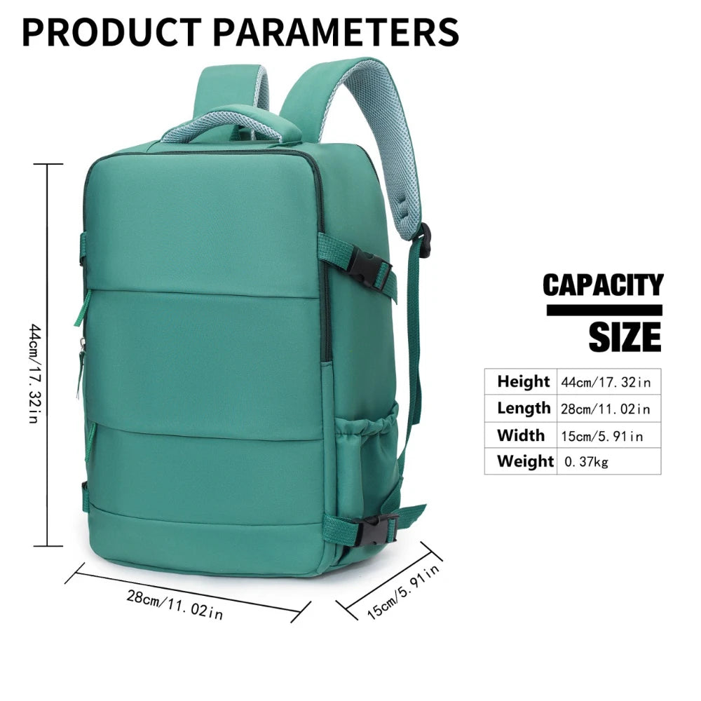 Couples Leisure Lightweight Backpack Travel Backpack Female New Backpack Student Schoolbag Large Capacity Travel Commuter Luggag