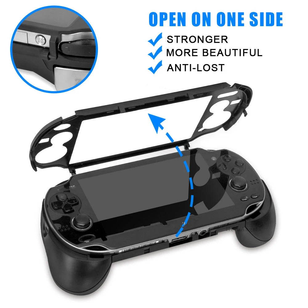 Black Hand Grip Case with L2 R2 Triggers for PS Vita - Smarsty