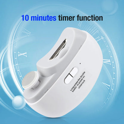 2 In 1 Electric Nail Clippers With Safety Light - Smarsty