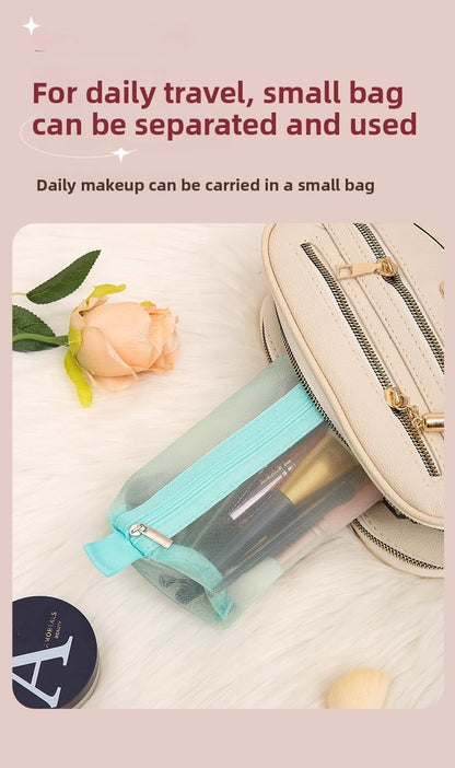 Transparent Cosmetic Bag Travel Organizer For On The Go - Smarsty