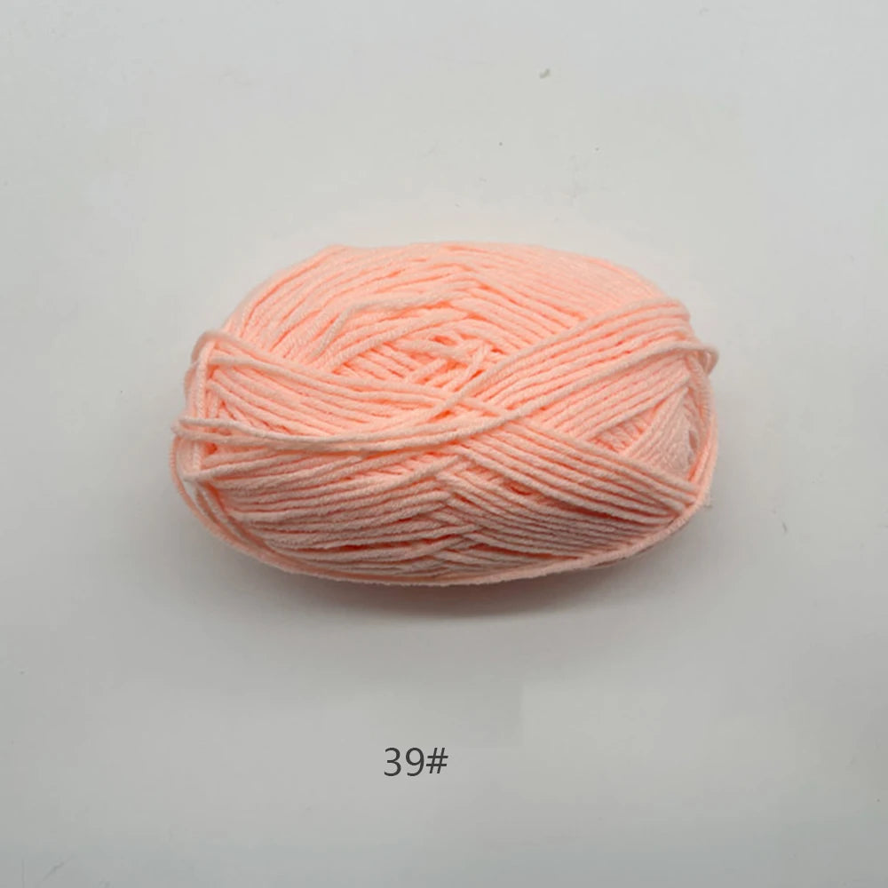 Soft Milk Cotton Yarn for Hand Knitting Projects - Smarsty