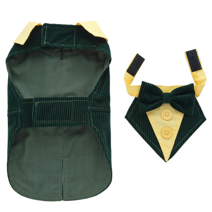 Formal Tuxedo Dog Costume for Weddings and Events - Smarsty