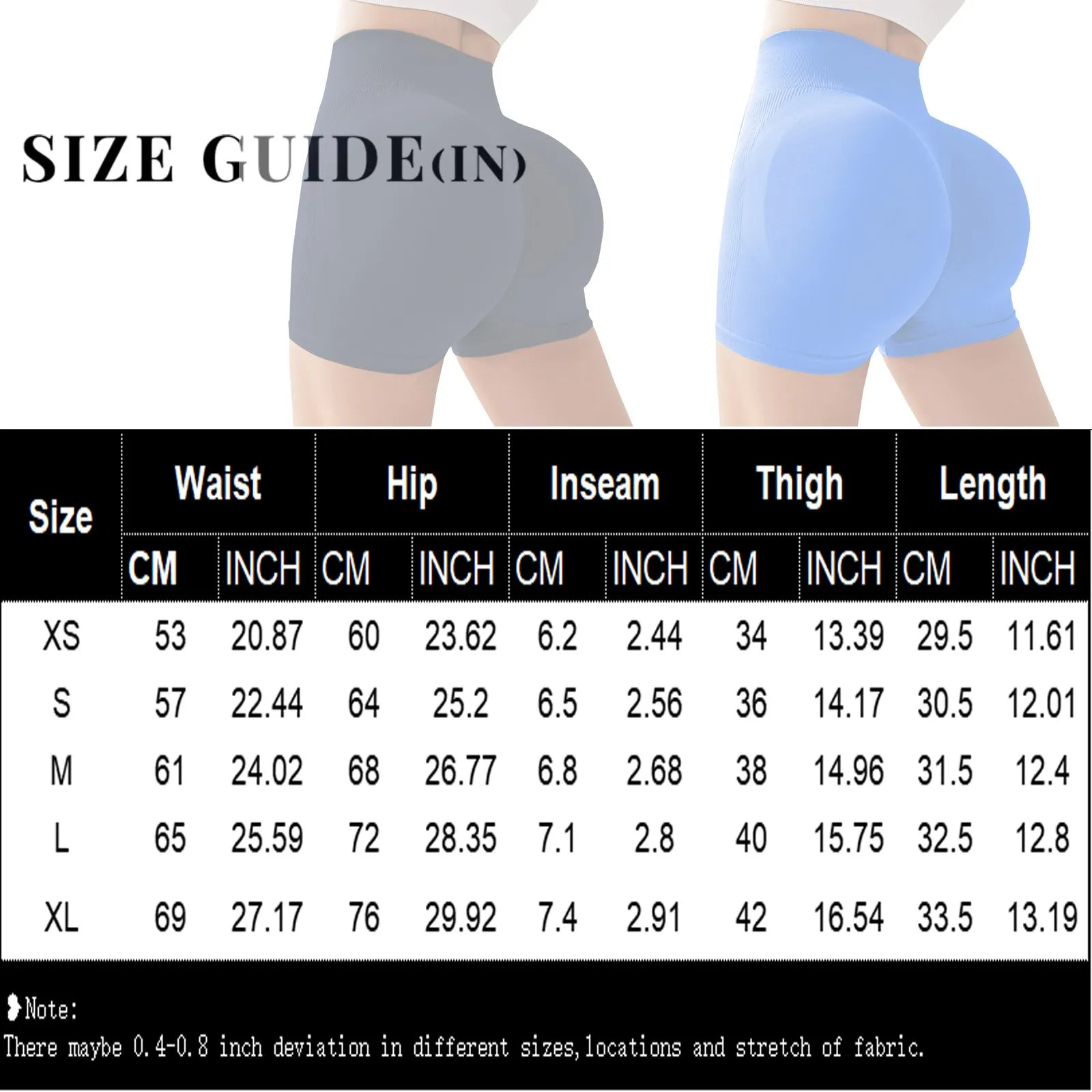 Women's High Waist Peach Lift Hip Sports Shorts Tight Yoga Shorts Shorts for Women Women's Shorts Summer Womens Shorts Elegant - Smarsty