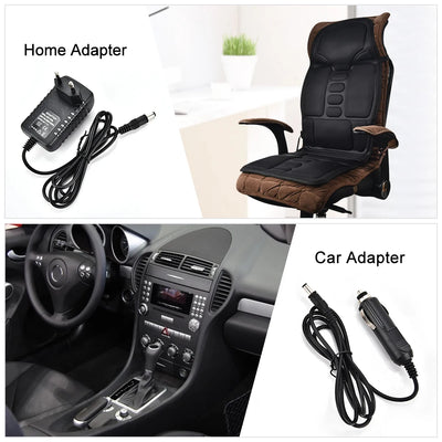 Portable Full Body Massage Chair Cushion with Soothing Vibration - Smarsty