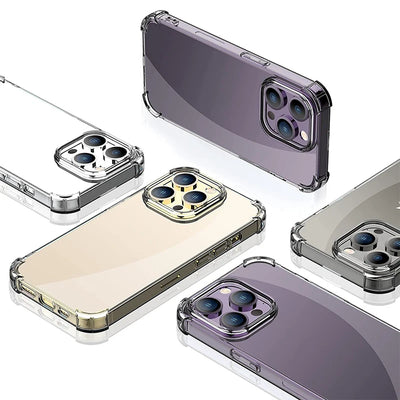 Shockproof Clear Silicone Case for iPhone - Smarsty