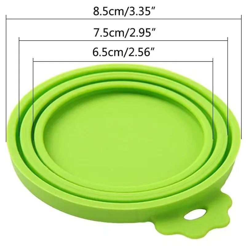 Reusable Pet Food Can Cover and Spoon Set - Smarsty