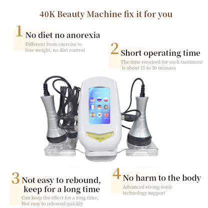 40K 3 in 1 Ultrasonic Body Slimming Machine - Smarsty