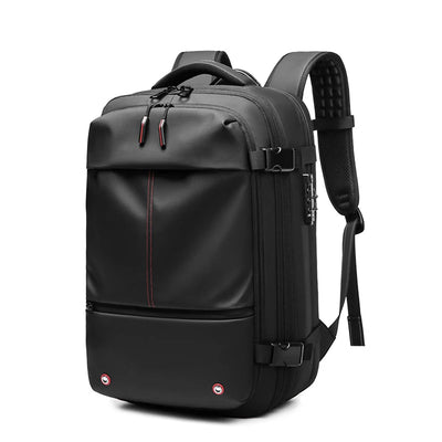 Men Travel Backpack vacuum compression 17 inch Laptop Backpack Business Large Capacity school Backpack Expanded Hiking backpack - Smarsty