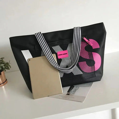 Canvas Tote Bag Large Capacity Single Shoulder Going Out - Smarsty