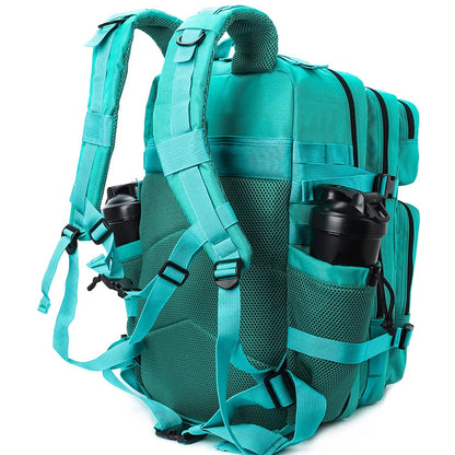 45L Tactical Backpack Men Outdoor Waterproof Sports Travel Gym Hiking Bug Out Bag Military Camping Hunting Survival Rucksack - Smarsty