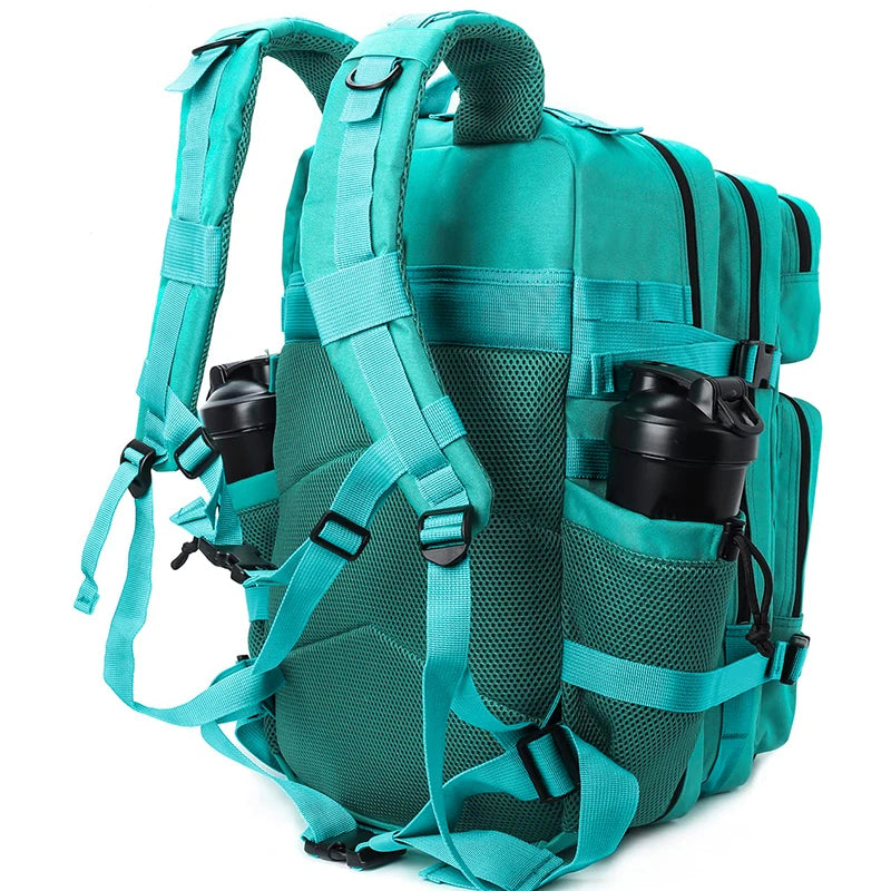 45L Tactical Backpack Men Outdoor Waterproof Sports Travel Gym Hiking Bug Out Bag Military Camping Hunting Survival Rucksack - Smarsty