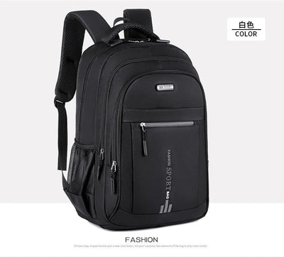 Men's Backpacks Oxford Waterproof Rucksack Business Computer Bag Casual Travel Backpack Senior High School Student Schoolbag - Smarsty