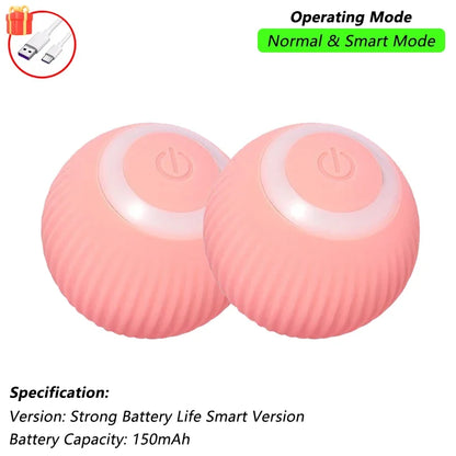 Interactive Cat Toy Ball With Rechargeable Tail - Smarsty