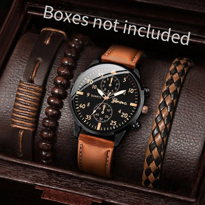 Men's Fashion Quartz Watches Set with Nylon Bands - Smarsty