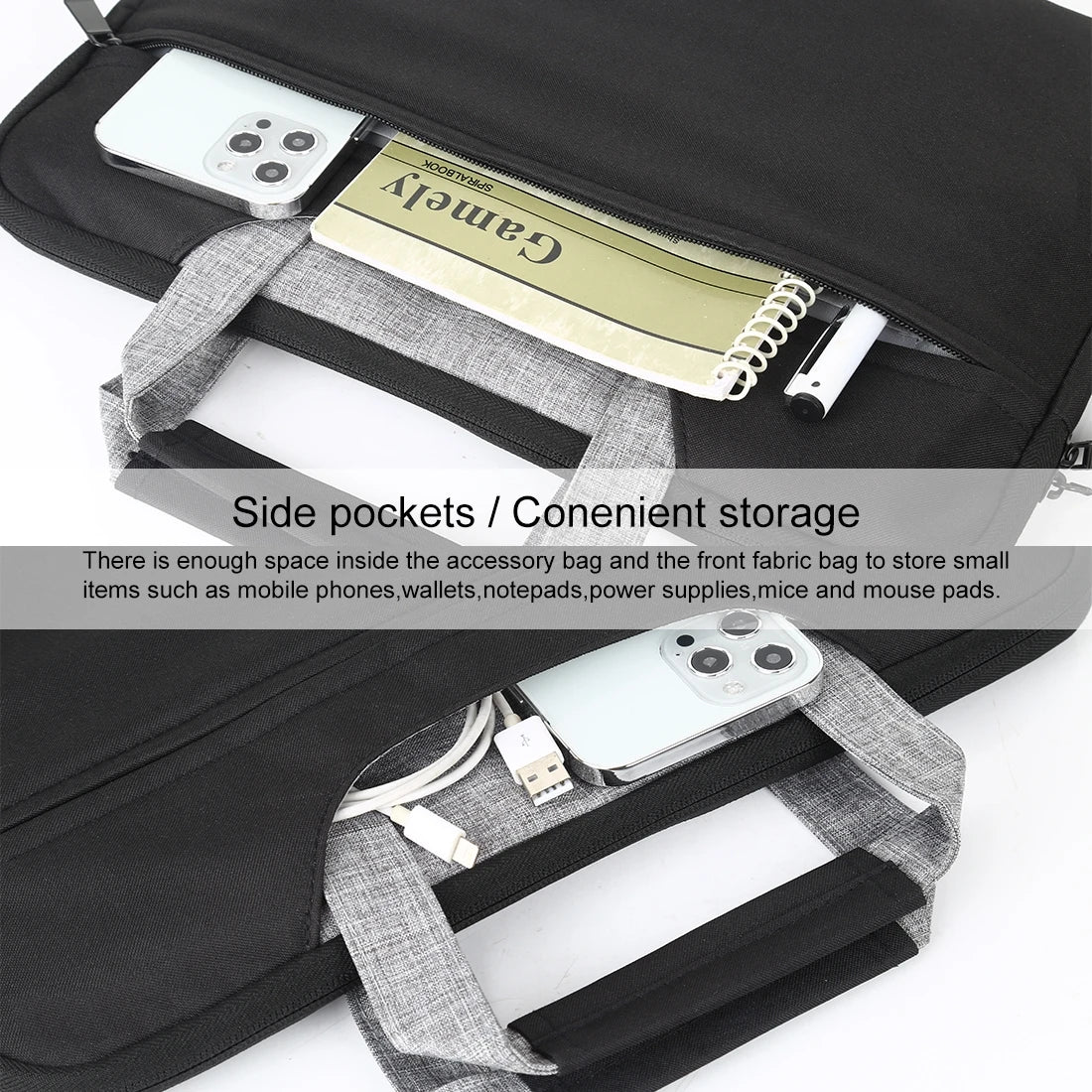 Crossbody Laptop Bag 13 To 16 Inch Durable Nylon Case