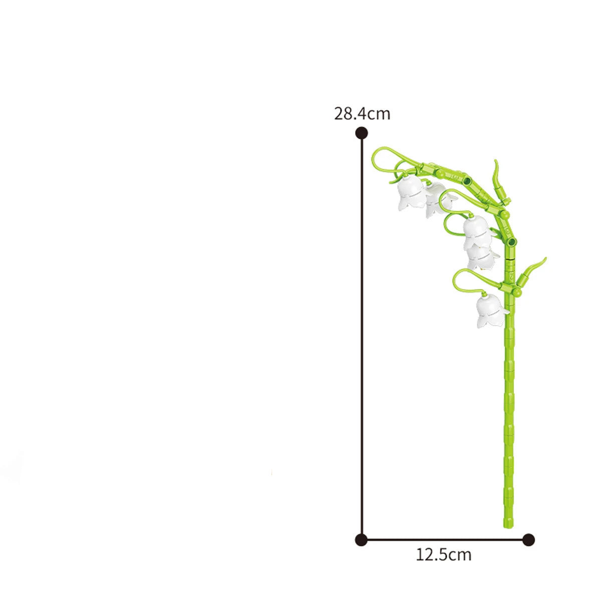 13 Styles Pretty Flower Building Blocks Rose Valentine's Lavender Peach Lily Of The Valley Tulip Bricks DIY Home Ornaments by Smarsty