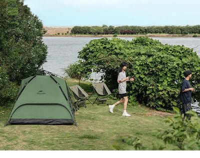 Naturehike Camping Automatic Tent One Touch Waterproof Roof Top Tents Double Door 3 Person Tent Outdoor Beach Fish Shelter Tent by Smarsty