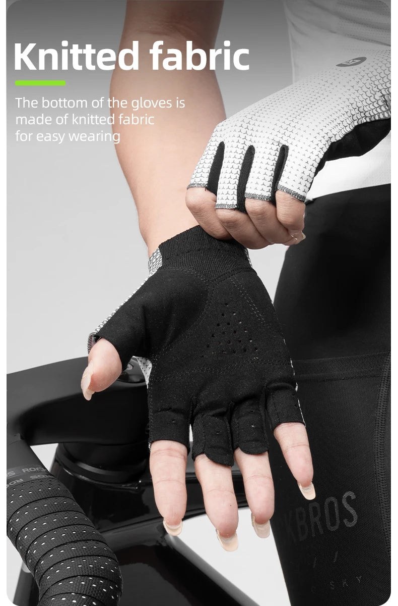 RockBros Breathable Cycling Gloves Half Finger Anti Slip - Smarsty
